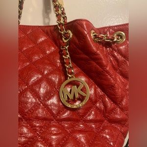Michael Kors Red Quilted bag.